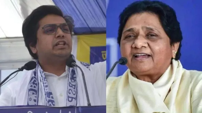 मायावती ने आकाश आनंद को बीएसपी के नेशनल कोऑर्डिनेटर और उतराधिकारी पद से हटाया