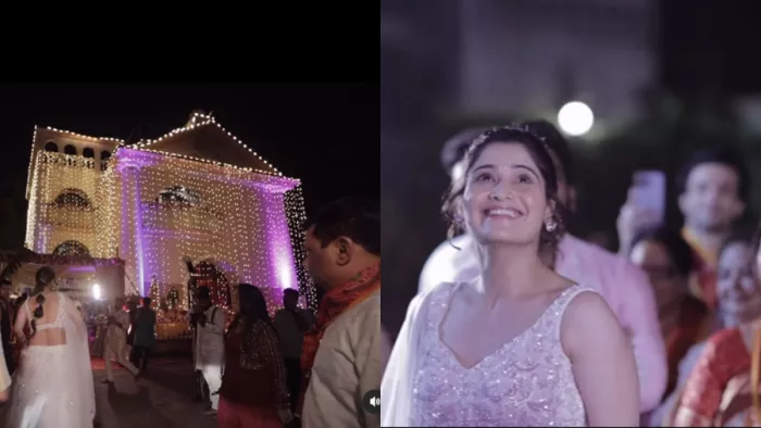 Arti Singh grand welcome (Photo Credit Instagram)