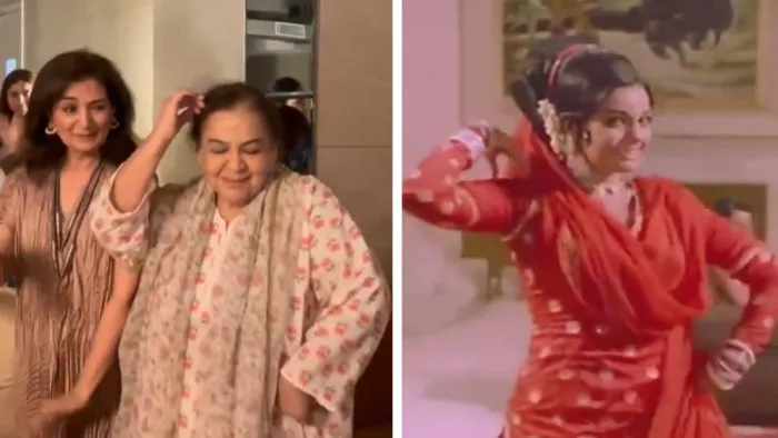 फरीदा जलाल ने किया मुमताज के गाने पर डांस/ फोटो- Instagram