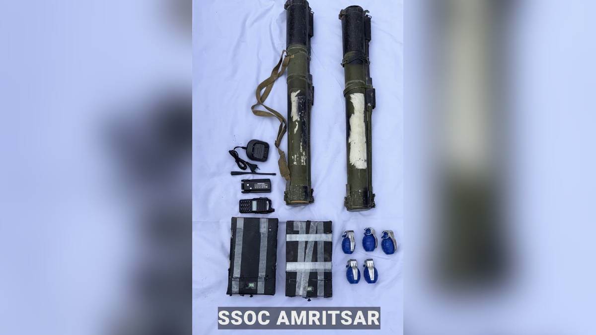 pakistan big conspiracy failed in amritsar special operations cell seized weapons rpg and ied recovered