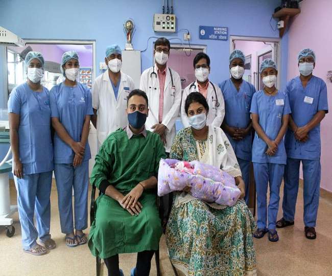 देश की सबसे कम उम्र और वज़न की बच्ची ने कोरोना को हराया