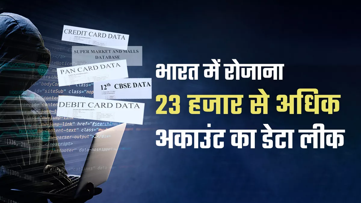 डेटा चोरी-लीक मेंभारत दुनिया में छठवें नंबर पर, विशेषज्ञों का मानना राजस्थान और तेलंगाना के केस आगाह करने वाले