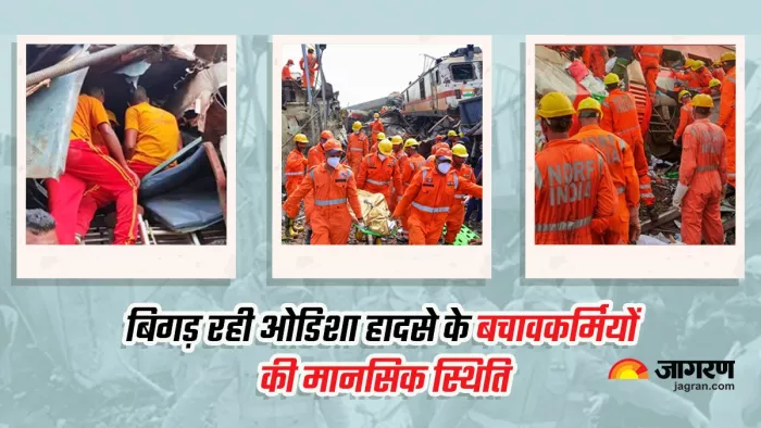 बिगड़ रही ओडिशा हादसे के बचावकर्मियों की मानसिक स्थिति।