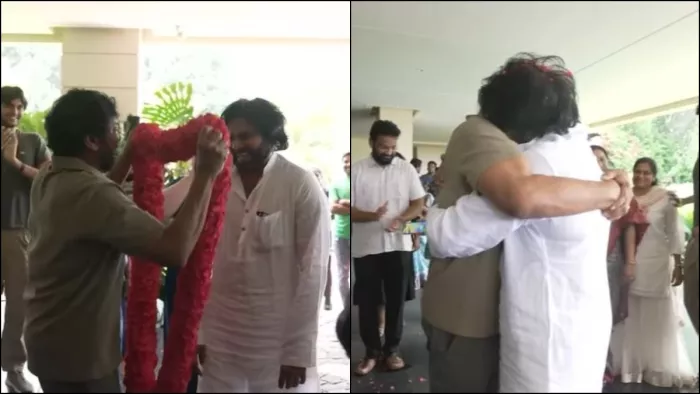 चिरंजीवी ने चुनाव में छोटे भाई पवन कल्याण की जीत के बाद किया भव्य स्वागत। फोटो क्रेडिट- इंस्टाग्राम