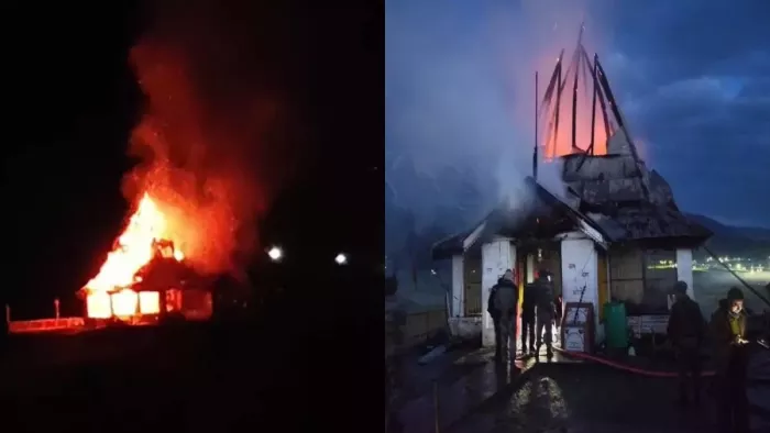 Kashmir News: प्राचीन शिव मंदिर की फोटो (जागरण न्यू मीडिया)