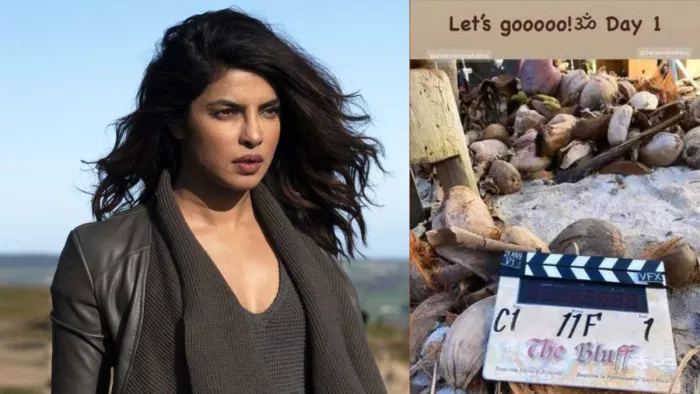 Priyanka Chopra begins shoot for The Bluff