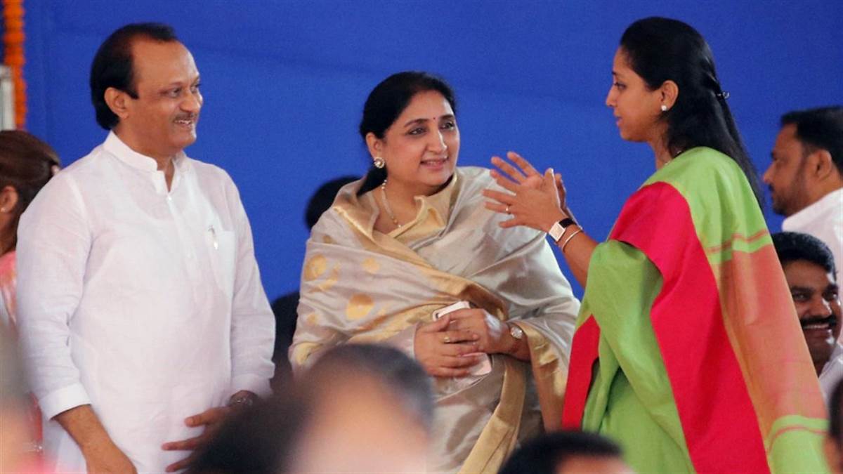 ncp leader supriya sule baramati loksabha seat meet ajit pawar mother
