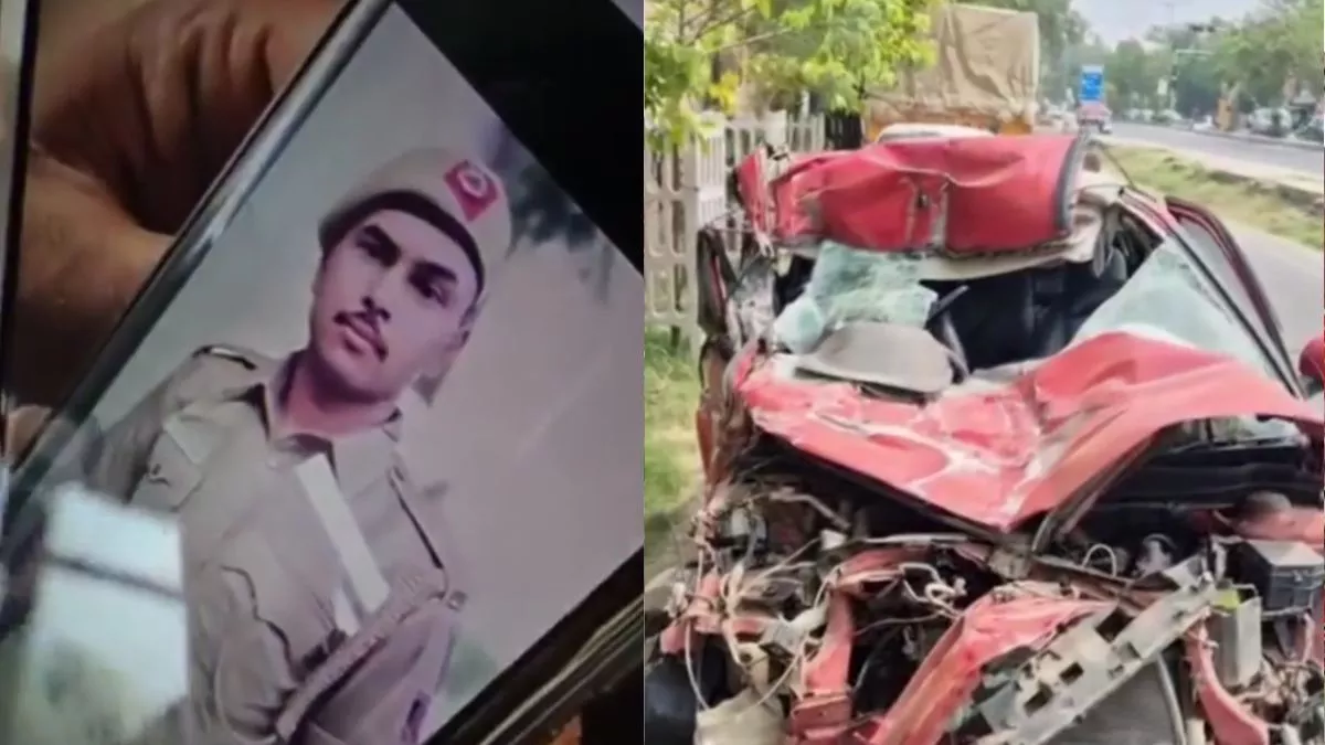 Haryana News: कैंटर से टकराई कार, दिल्ली पुलिस के सिपाही की मौत; तीन की हालत गंभीर