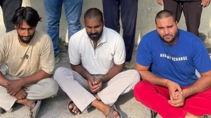 फिरौती मांगने वाले आरोपित। सौ. पीआरओ पुलिस।
