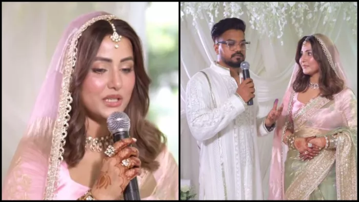 हिना खान की शादी का वीडियो आया सामने। फोटो क्रेडिट- इंस्टाग्राम