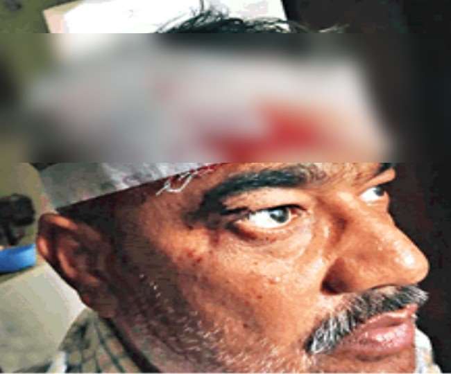 jalandhar robbers attack on journalist with sharp weapons in focal point chowk