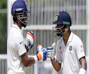 विराट कोहली व केएल राहुल एक साथ (एपी फोटो)