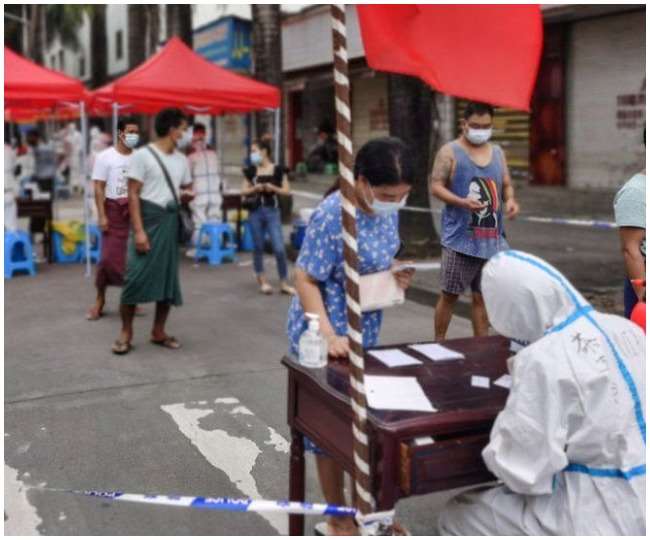 lockdown after getting 15 cases of coronavirus in chinese city of ruili on myanmar border