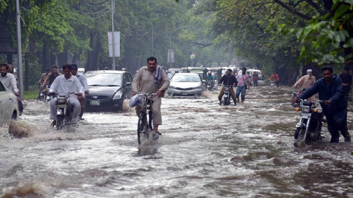 pakistan monsoon rains wreak havoc declared national tragedy due to death of 77 people