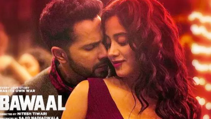 Bawaal Varun Dhawan and Janhvi Kapoor Romantic Song Tumhe Kitna Pyaar Karte Audio Release/Twitter