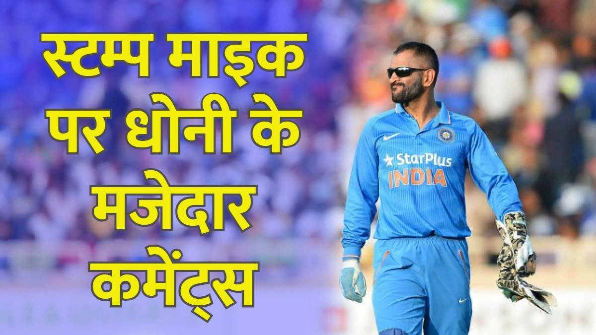 ms dhoni 5 great comments captured on stump mics