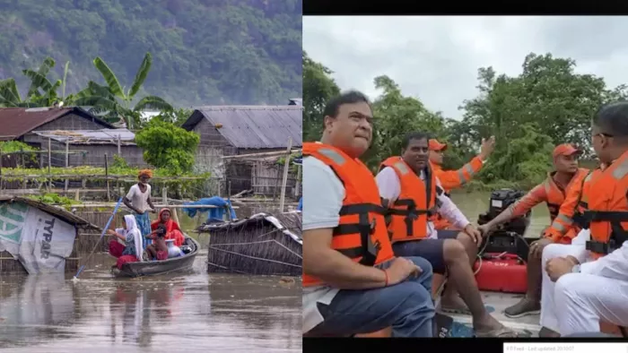 असम में ब्रह्मपुत्र सहित कई नदियां खतरे के निशान से ऊपर (फाइल फोटो)