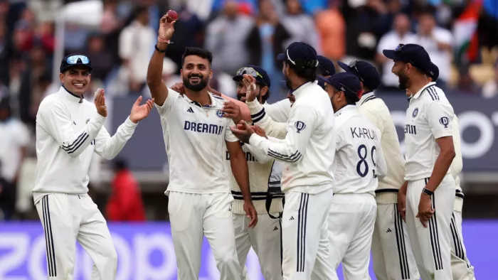 आकाशदीप ने चटकाए 10 विकेट। इमेज- पीटीआई