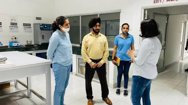 kamanjit singh visited takshashila learning and development center running in dhaula unit of trident