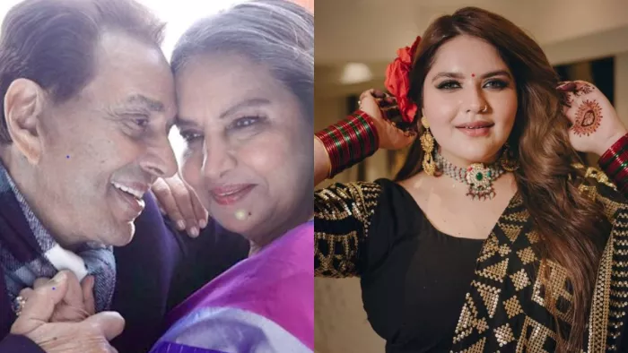 Still Of Dharmendra and Shabana Aazmi from RRKPK (Left) and File Photo of Anjali Anand (Right)
