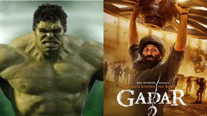 File Photo of Character Hulk and Tara Singh aka Sunny Deol