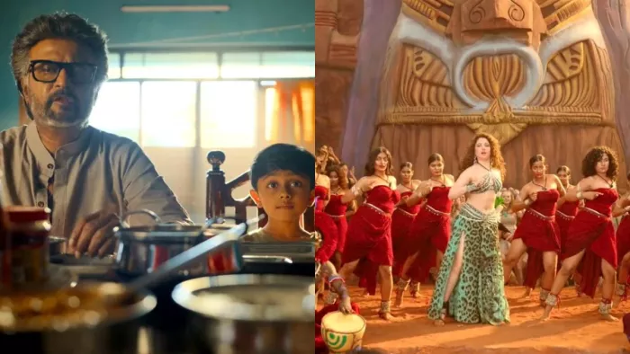 Still Image of Rajnikanth and Tamannaah Bhatia from Jailer Promo