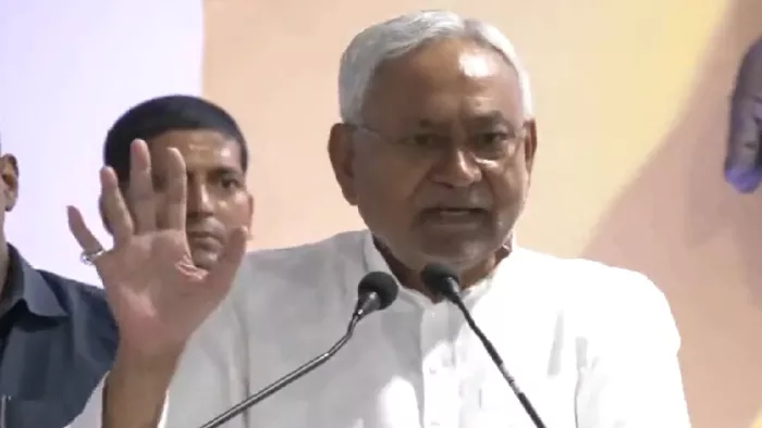 CM नीतीश ने पटना में इंटरनेशनल म्यूजियम बनाने को लेकर विरोधियों को दिया जवाब। (फोटो सोर्स- एएनआई)