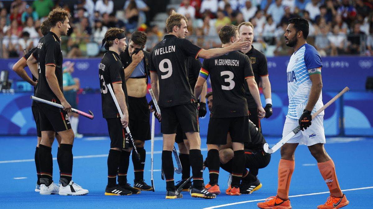 paris olympics hockey india team lose semi final match against germany