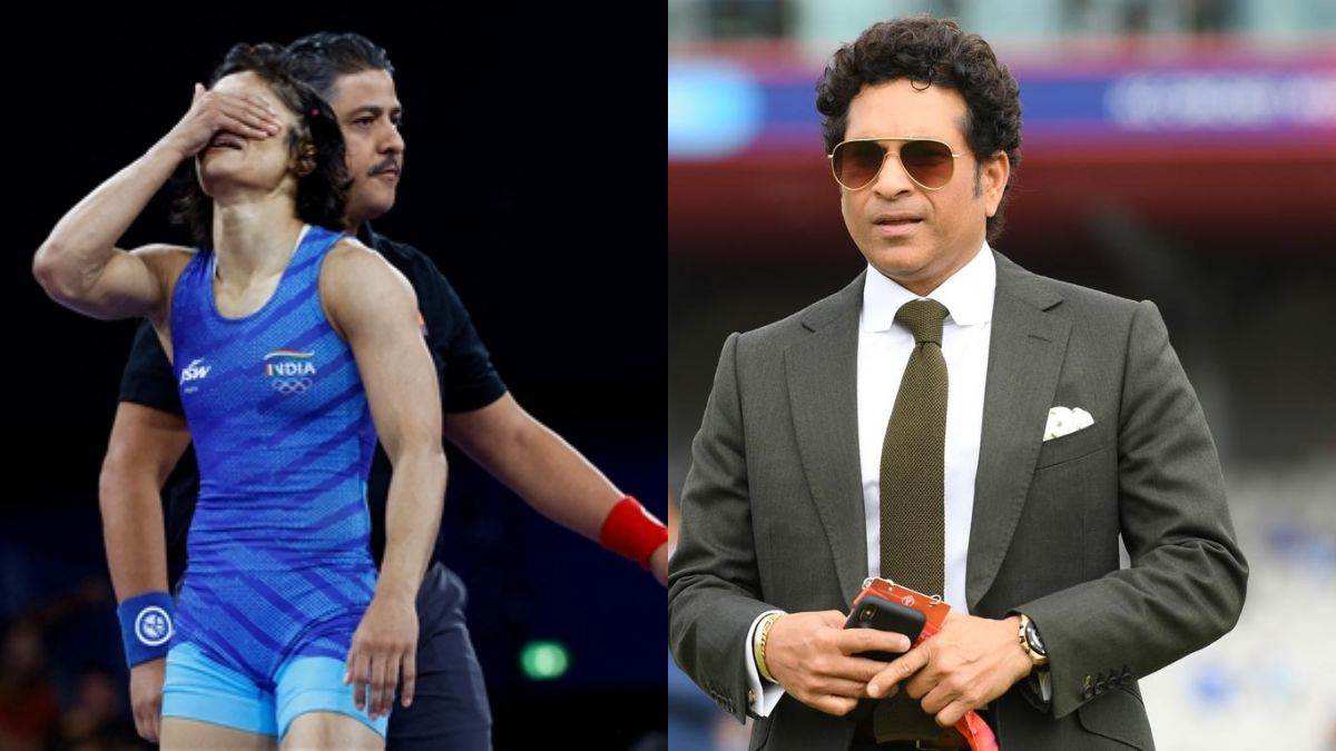 paris olympics 2024 sachin tendulkar on vinesh phohgat and nisha dahiya