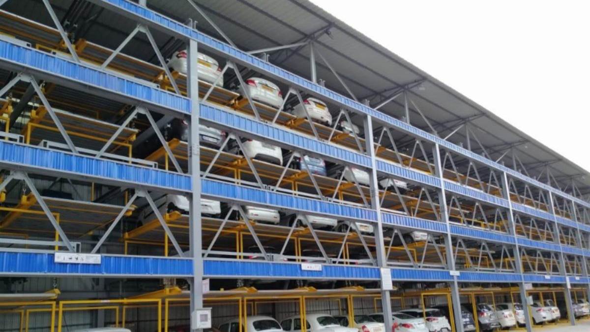 ncr automated puzzle parking in noida sector 62 solving parking woes