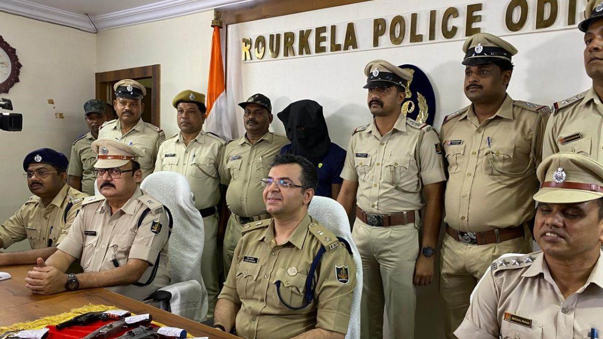 arms trafficking busted in rourkela one arrested in odisha