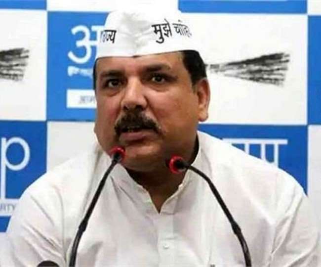 Aam Aadmi Party leader Sanjay Singh said Police held hostage in Sitapur  while coming to Lucknow