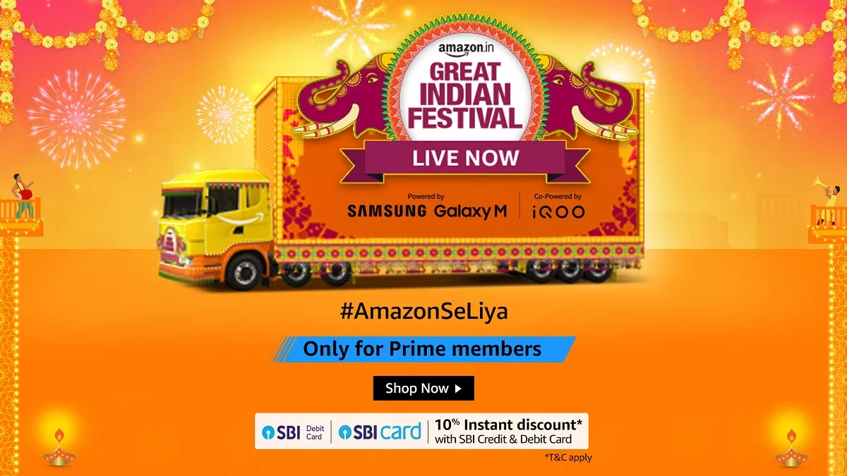 Amazon Great Indian Festival Sale 2022: अमेजन फेस्टिवल सेल की हुई घोषणा, मिलने वाले हैं एक से बढ़कर एक दमदार ऑफर्स