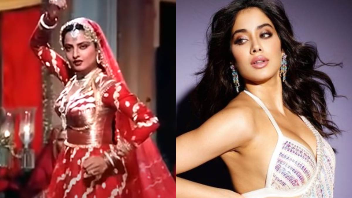 good luck jerry actress janhvi kapoor dance on rekha famous umrao jaan song dil cheez kya hai shares throwback picture video viral