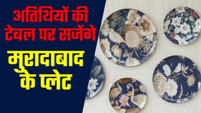जी-20 सम्मेलन के लिए मुरादाबाद से कुछ इस प्रकार के इस प्रकार की प्लेट मंगाई गई हैं।