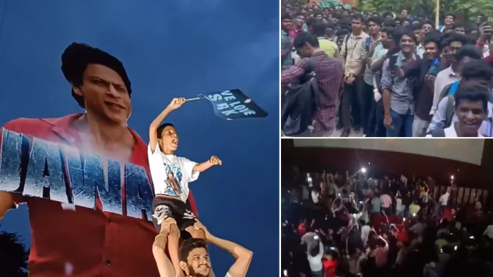 जवान को लेकर क्रेजी नजर आए फैंस (Photo Credit-twitter)