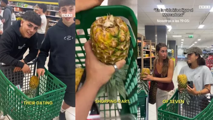 स्पेन में वायरल है डेटिंग का नया ट्रेंड, Pineapple से पार्टनर ढूंढ रहे लोग (Image Source: X/@mbdailyshow)