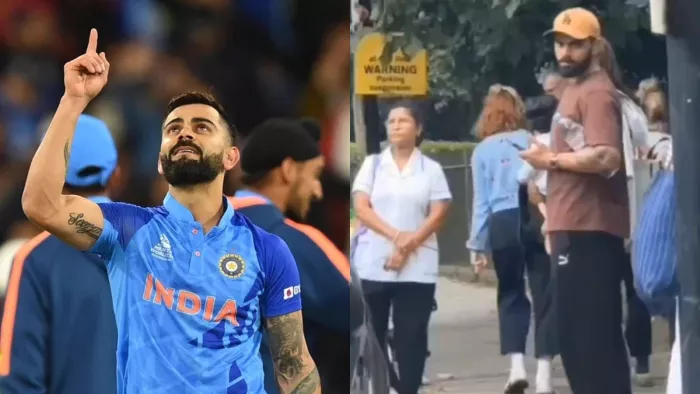 लंदन में नजर आए विराट कोहली। इमेज- विराट कोहली एक्स