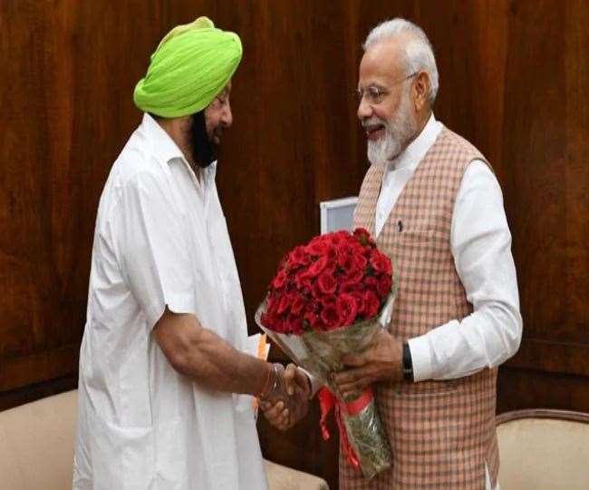 कैप्टन अमरिंदर सिंह का एक सप्ताह में यह दूसरा दिल्ली दौरा है