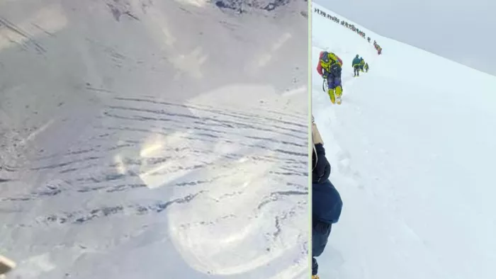 Avalanche in Uttarkashi : उम्मीद लेकर भटक रहे स्वजन।