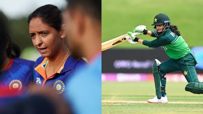 IND W vs PAK W Live Streaming: हरमनप्रीत कौर और बिस्माह मारूफ (डिजाइन फोटो)