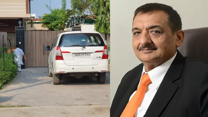दीप मल्होत्रा के फरीदकोट आवास पर ईडी की रेड। (जागरण)
