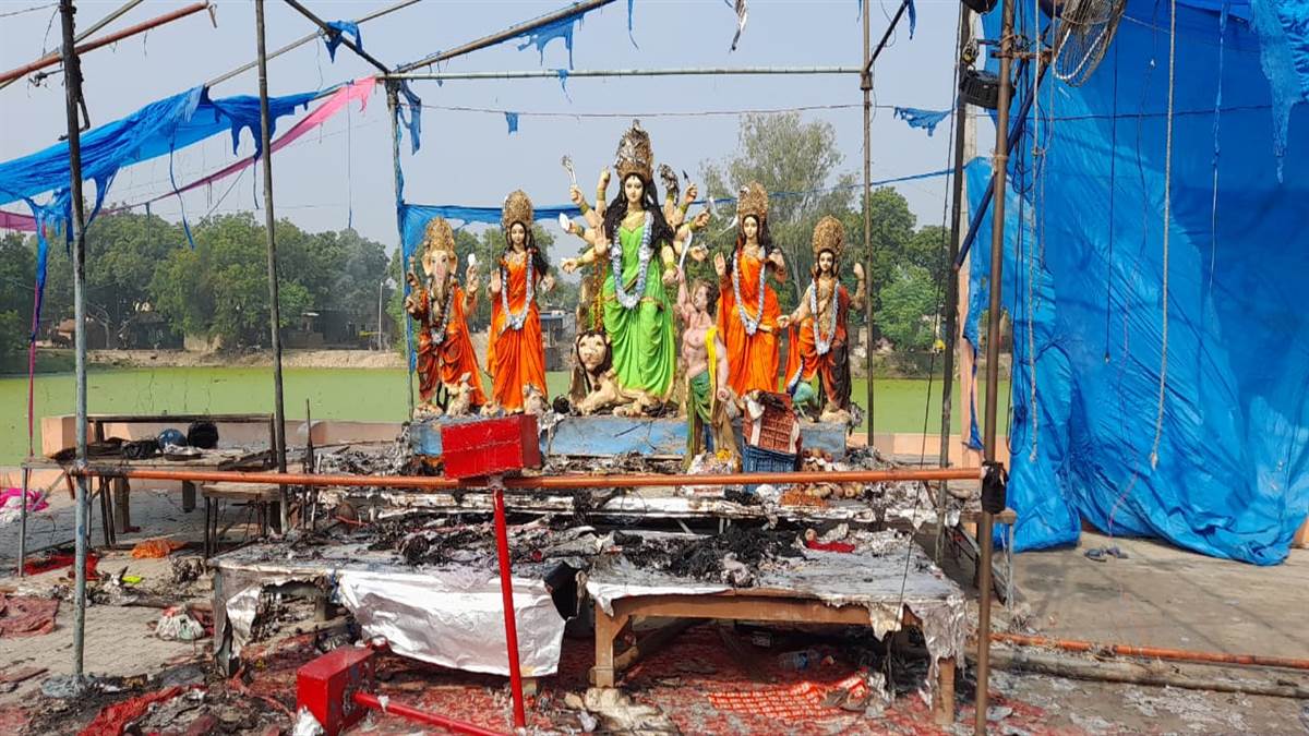 भदोही के दुर्गा पूजा पंडाल में आग लगने के बाद झुलसी दो और महिलाओं की ...