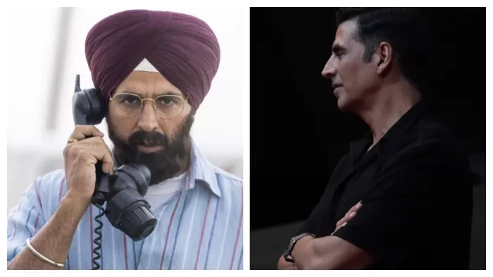 Akshay Kumar from Mission Raniganj (Left) and Akshay Kumar File Photo (Right)