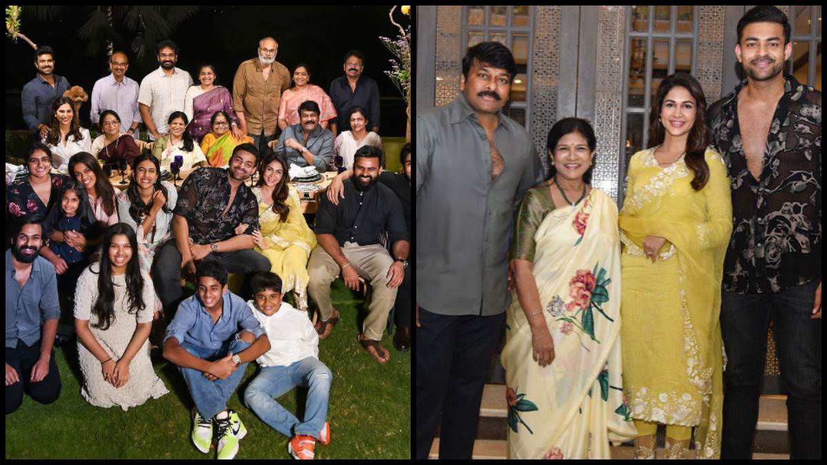 chiranjeevi shares actor varun tej and lavanya tripathi pre wedding photos see post