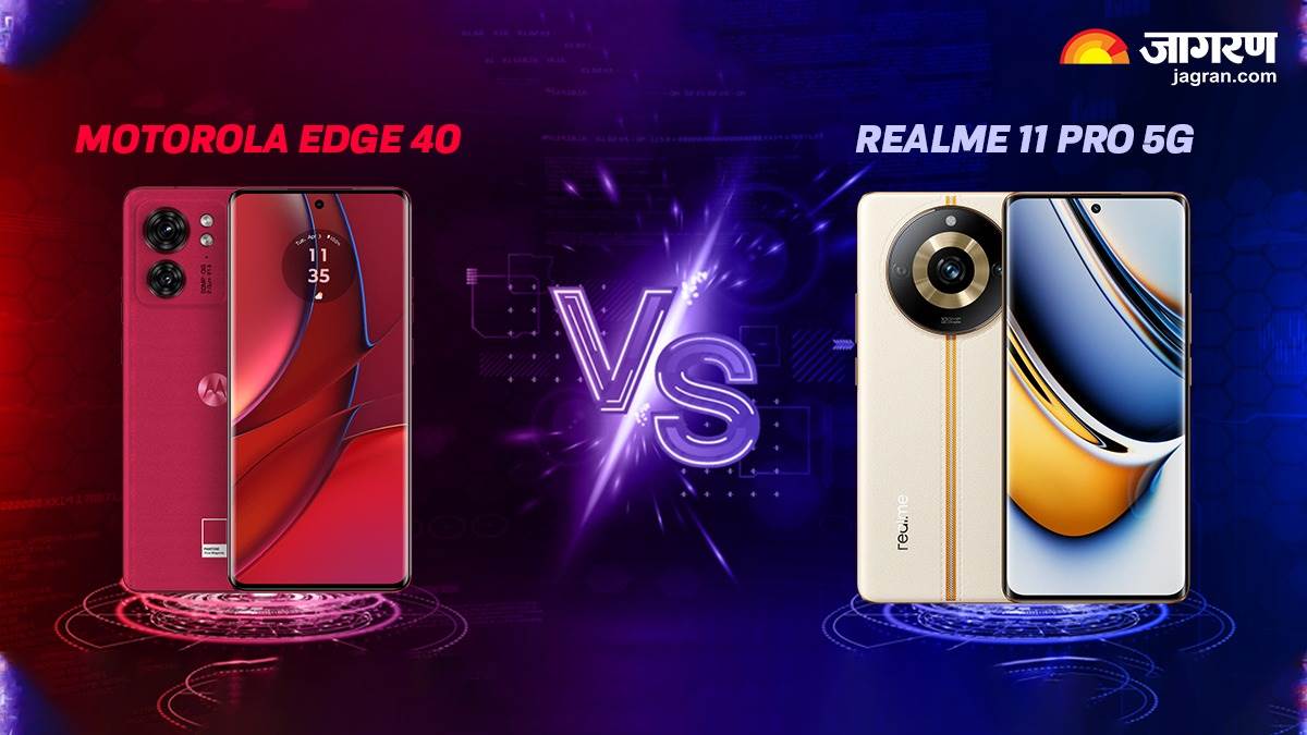 motorola edge 40 vs realme 11 pro 5g smartphone know specifications camera and feature comparison