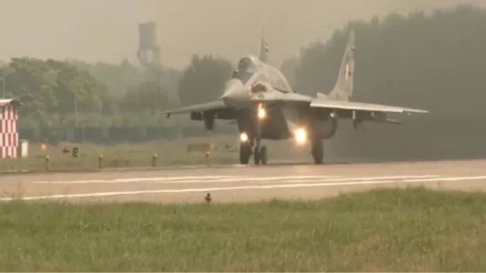 IAF का MiG-29 Fighter 'एक्सरसाइज ब्राइट स्टार' से लौटा वापस
