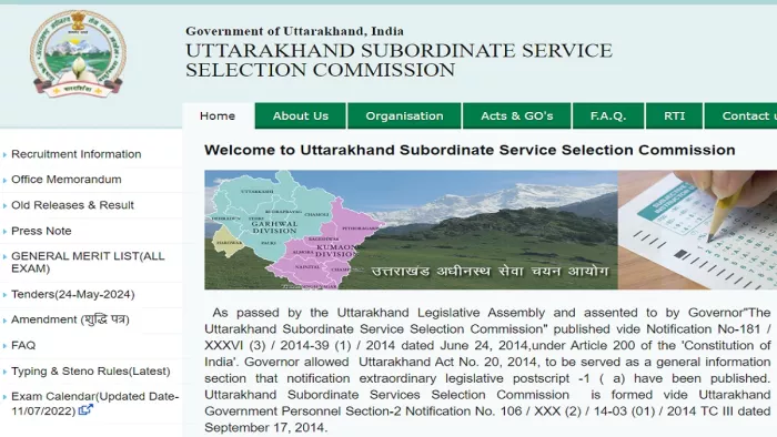 UKSSSC Recruitment 2024 की पूरी डिटेल यहां से करें चेक।