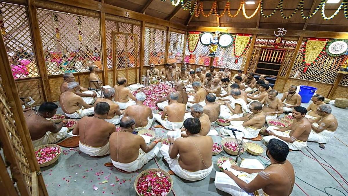 ncr kodi archana begins at north guruvayurappan temple in new delhi