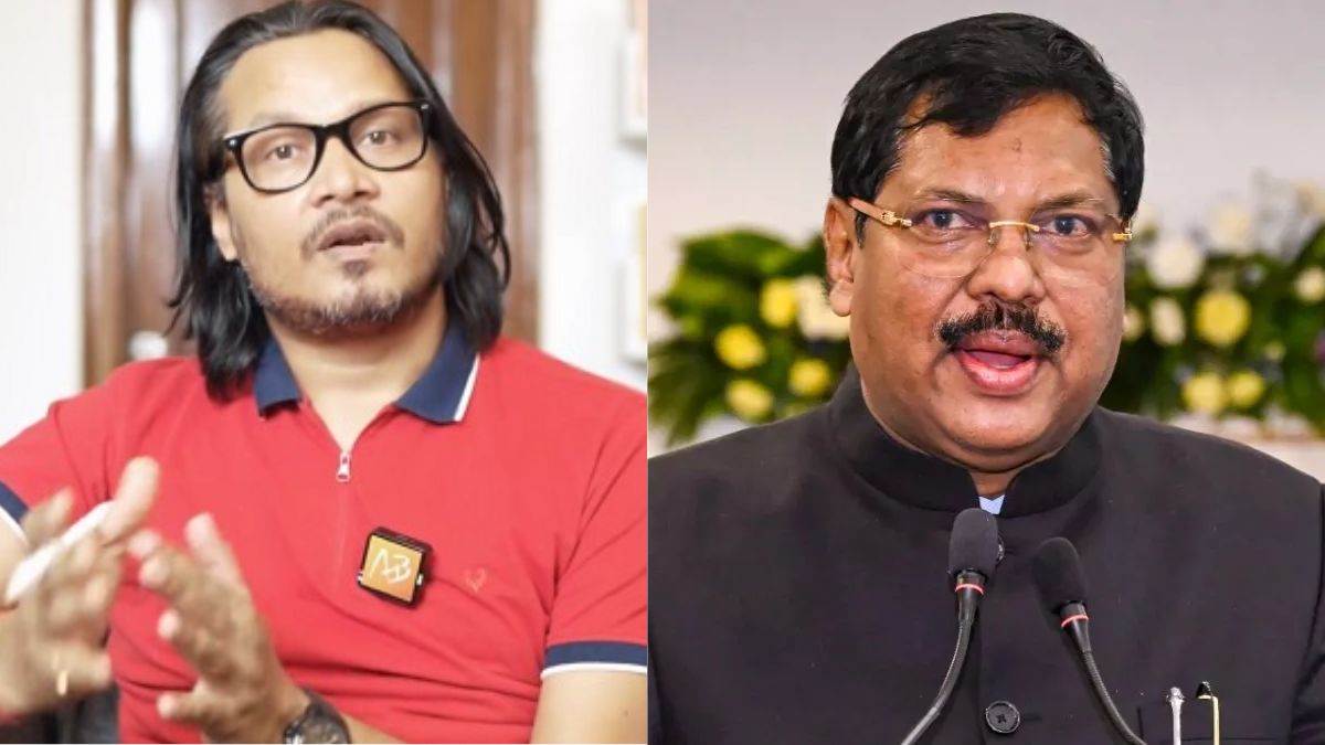 ncr youtuber ajit bharti detained by noida police for remarks on cji